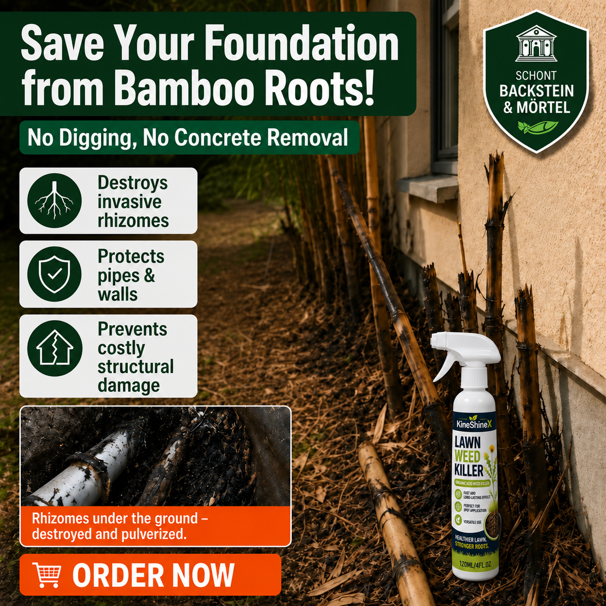 ⚡Domestic Weed Killer Spray | Fast-Acting Root Remover for Garden, Patio & Driveway