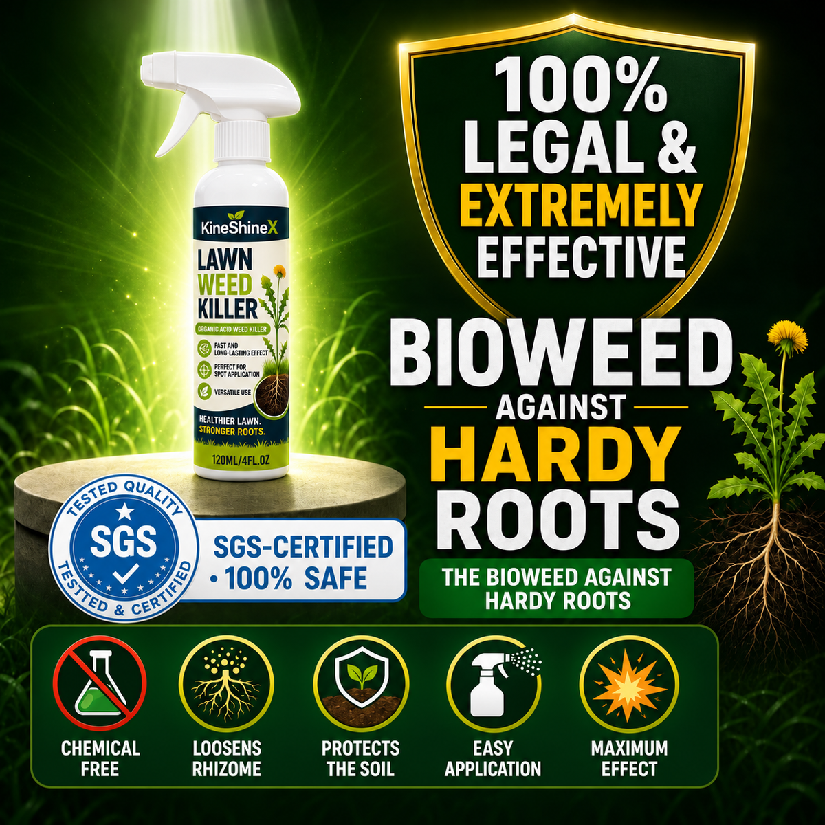 ⚡Domestic Weed Killer Spray | Fast-Acting Root Remover for Garden, Patio & Driveway