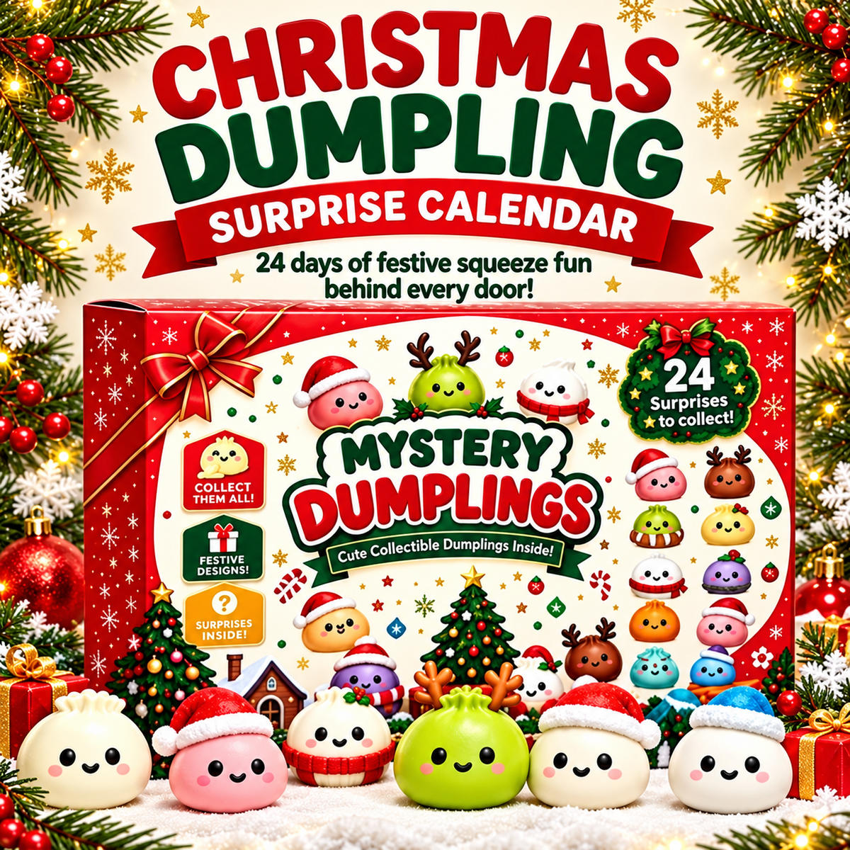 Mystery Dumplings Squishy Advent Calendar - 2026 Edition