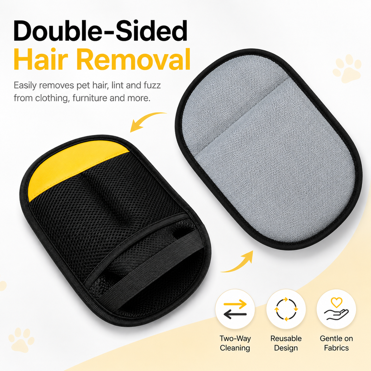 Reusable Pet Hair Removal Mitt