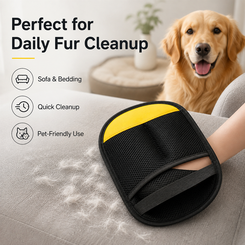 Reusable Pet Hair Removal Mitt