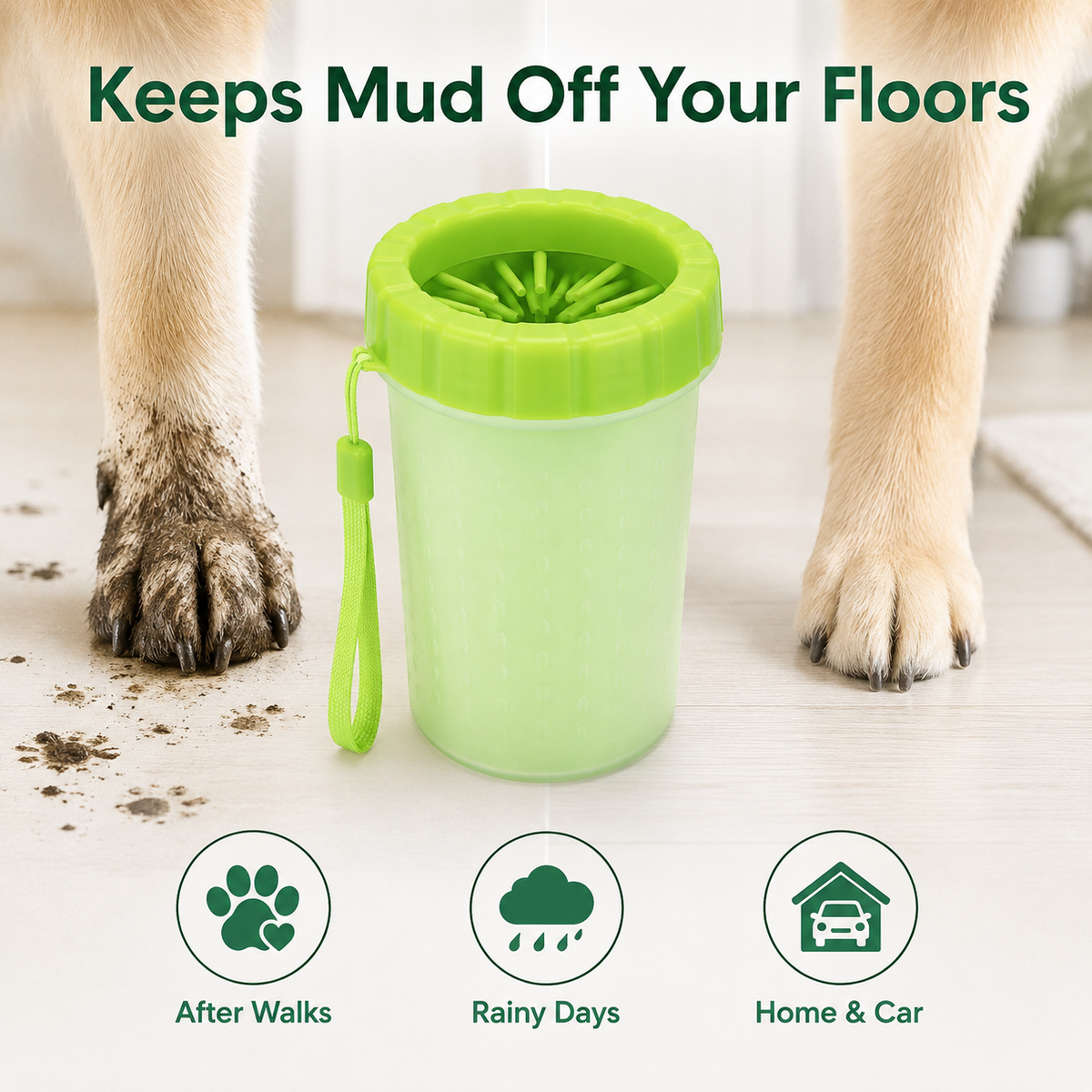 Portable Pet Paw Cleaner Cup