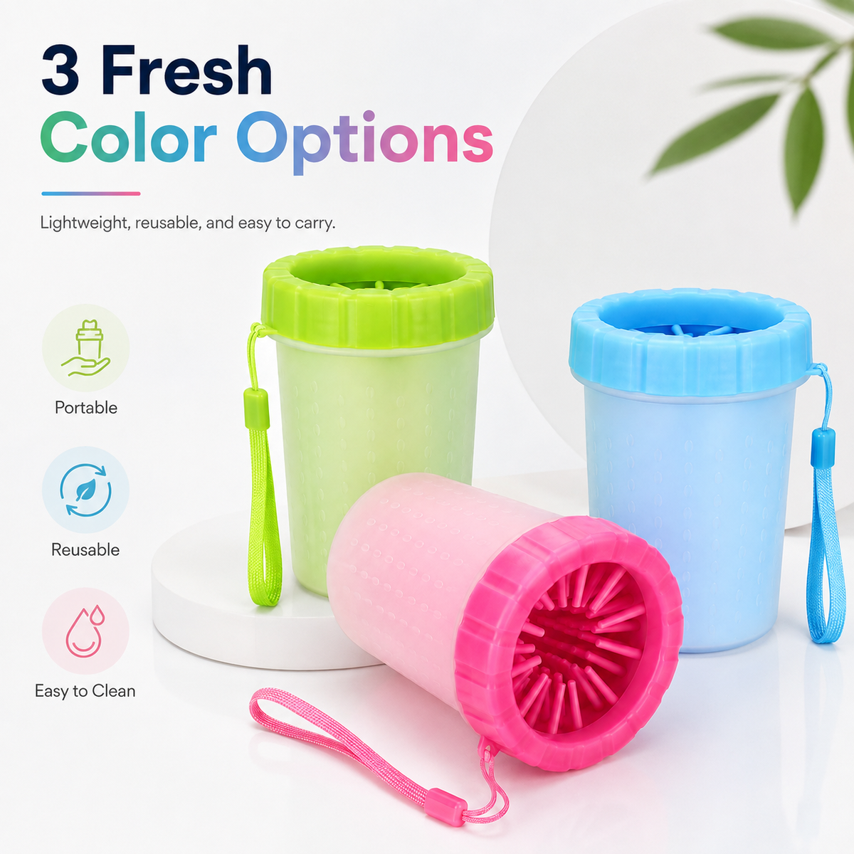 Portable Pet Paw Cleaner Cup