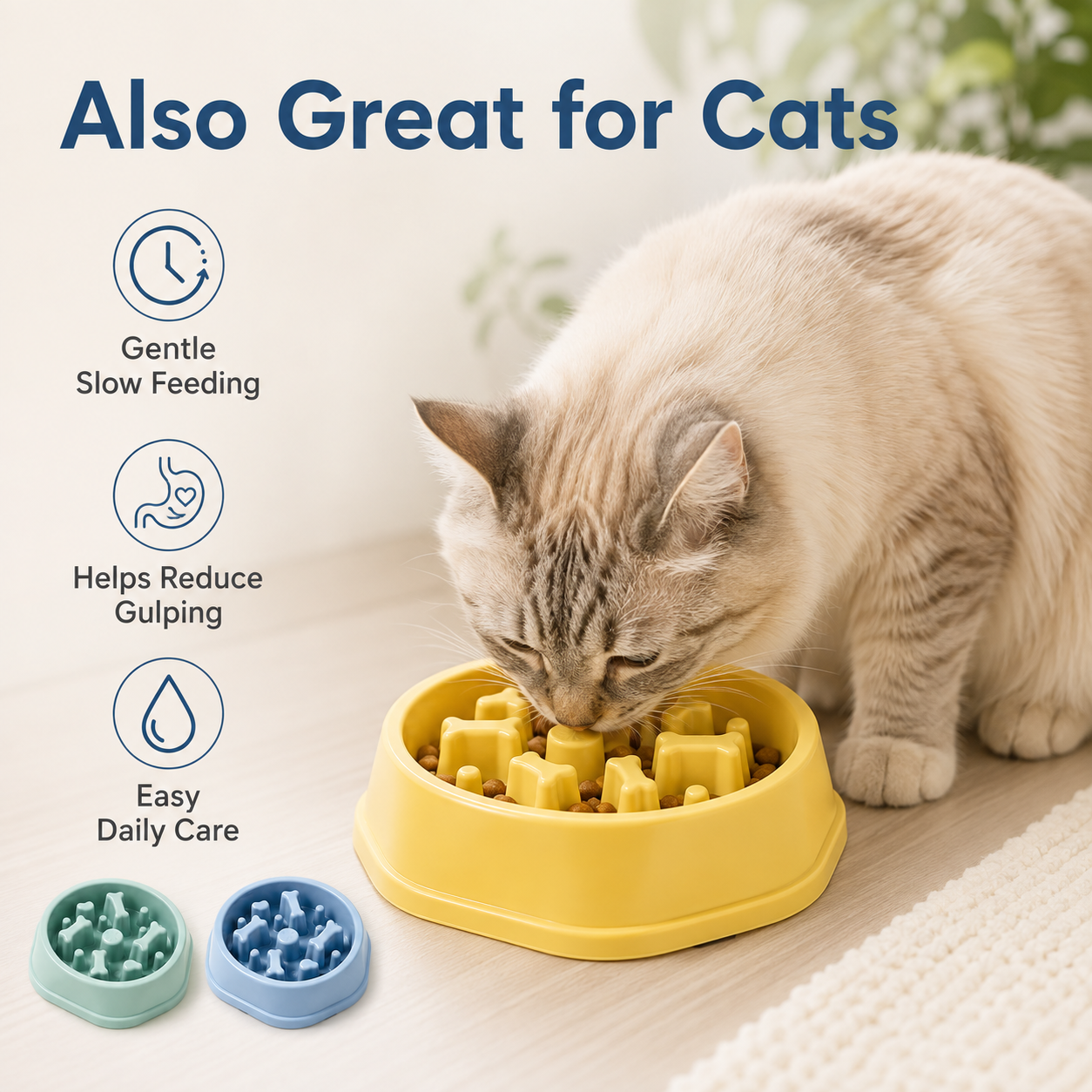 Slow Feeder Pet Bowl