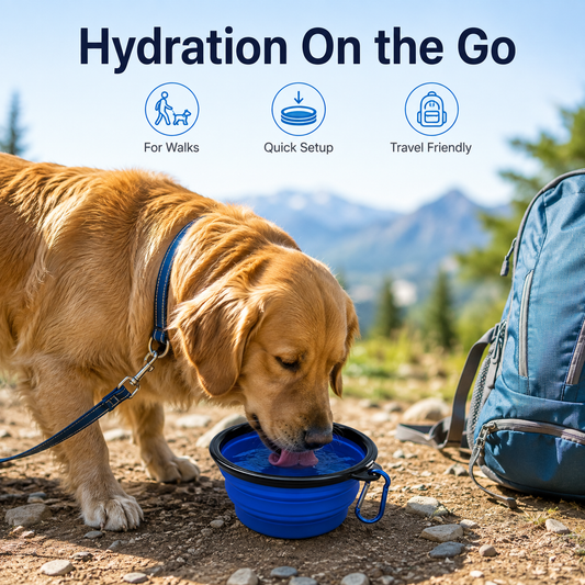 Collapsible Travel Pet Bowl