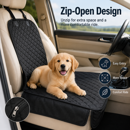 Quilted Pet Car Seat Protector