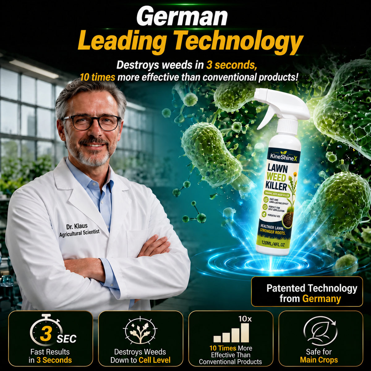 ⚡Domestic Weed Killer Spray | Fast-Acting Root Remover for Garden, Patio & Driveway